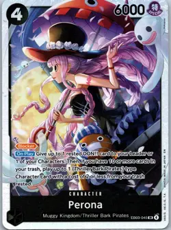 Perona (045) SR Extra Booster: One Piece Heroines Edition EB03-045 NM - Image 1