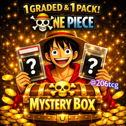 One Piece Mystery Box (1 Graded + 1 Booster Pack) - PSA CGC BGS TAG (Auction #3) - Image 1