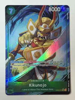 One Piece TCG Kikunojo Alternate Alt Art SR EB04-012 English OP14 Azure Seven NM - Image 1