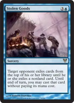 Stolen Goods -Foil Medium Play MTG Avacyn Restored - Image 1