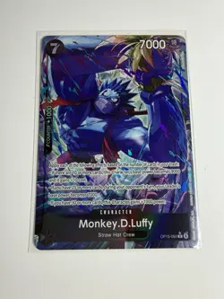 Bandai Monkey.D.Luffy OP15-092 R Foil 7000 Power One Piece Card Game - Image 3