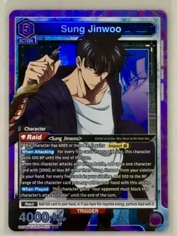 Union Arena SR U STAR ⭐ LOT X4 SUNG JINWOO YUUKI YUNA SOLO LEVELING - Image 2