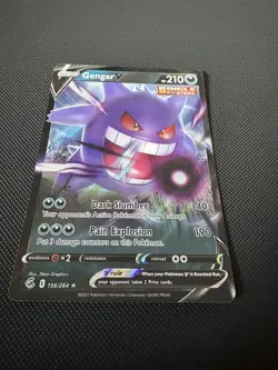 Pokemon Gengar V 156/264 NM Fusion Strike 2021 - Image 3
