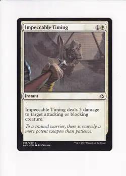 2017 VINTAGE MAGIC THE GATHERING MTG IMPECCABLE TIMING (#5) (X) - Image 1