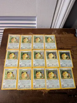 Gameboy Meowth Promo Pokemon TCG Lot of 14 Black Star GB #10 Holo Sealed HP - Image 1
