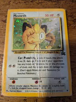 Gameboy Meowth Promo Pokemon TCG Lot of 14 Black Star GB #10 Holo Sealed HP - Image 4