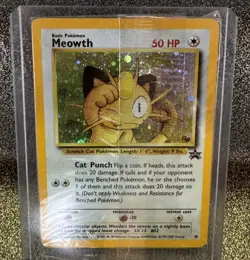 Meowth Holo #10 Black Star Promo Game Boy GB Exclusive 2000 Factory Sealed Mint - Image 1