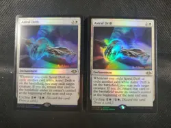 2x MTG Astral Drift FOIL Modern Horizons NM Prerelease Promo FNM See Pics - Image 1