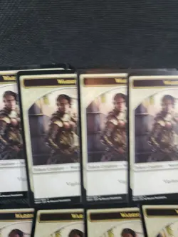 10x White Vigilance Warrior Token Magic The Gathering MTG Amonkhet NM-LP - Image 5