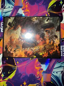 MTG Edge of Eternities Art Series Gold Stamp Signature Olivier Bernard 17/54 - Image 1