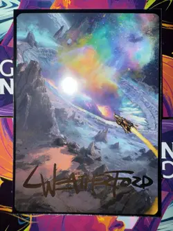 MTG Edge of Eternities Art Series Gold Stamp Signature Chad Weatherford 45/54 - Image 1