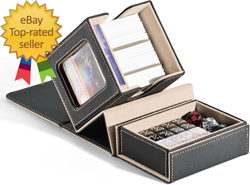 MTG Commander Deck Box with Display Window Deck Box Holds 100 Sleeved - Image 1