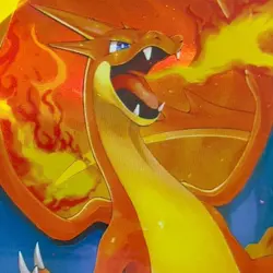 Mega Charizard Y Deck Shield Sleeves 60 Count Pokemon Trading Cards - Image 2