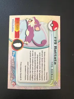Pokemon Rattata #19 Holo Topps Serie 1 Blue Logo ITA - Image 2