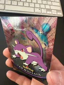 Pokemon Rattata #19 Holo Topps Serie 1 Blue Logo ITA - Image 3