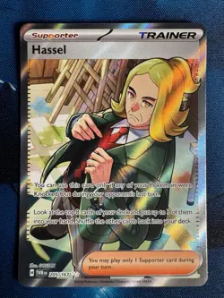 Hassel 205/167 Full Art Trainer Pokemon TCG Twilight Masquerade NM Ultra Rare - Image 1
