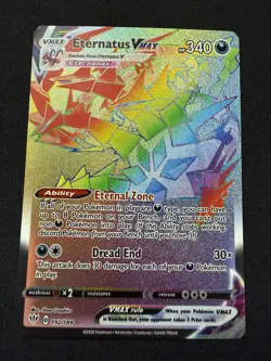 Eternatus VMAX 192/189 - Pokemon TCG Darkness Ablaze - NM - Rainbow Secret Rare - Image 1