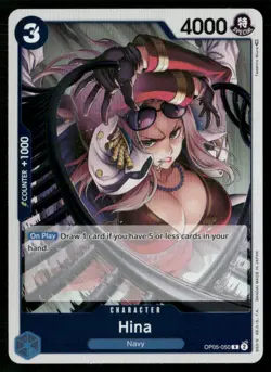 2023 Awakening of the New Era Hina Character / Blue/Navy #OP05-050 - Image 1