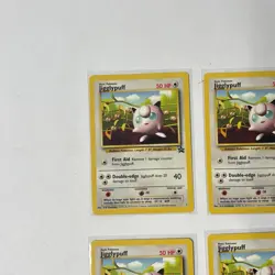2000 POKEMON MOVIE JIGGLYPUFF #7 BLACK STAR PROMO LOT OF 9 CARDS - Image 2