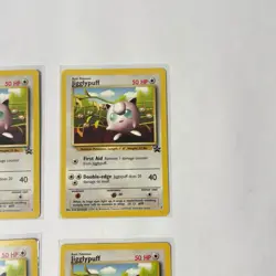 2000 POKEMON MOVIE JIGGLYPUFF #7 BLACK STAR PROMO LOT OF 9 CARDS - Image 4