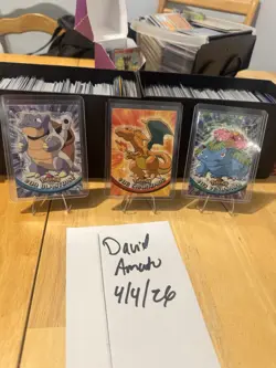 Pokemon TCG Mixed Card Lot Blastoise Charizard Venusaur Standard Size - Image 1
