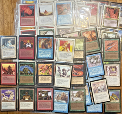 250 Vintage Magic the Gathering Card Lot Alpha Beta Unlimited Legends R/U/C more - Image 1