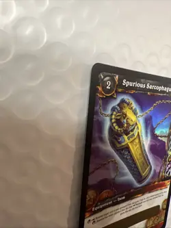 World Of Warcraft WoW Spurious Sarcophagus Unscratched TCG Loot Card Tomb Mint - Image 4