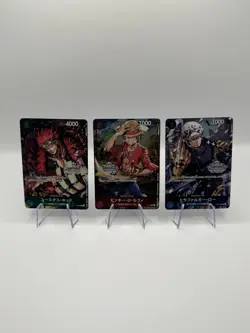 ONE PIECE Card Championship Promo Luffy Law Kid Complete Set Japanese Japan - Image 1