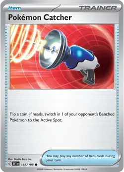 Pokemon Catcher (187/198) [Scarlet & Violet: Base Set] Lightly Played - Image 1