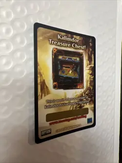 World of Warcraft TCG Kalimdor Treasure Chest Unused Loot Card NM/MT Hard 2 Find - Image 3