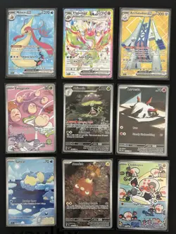 Pokemon Sv: Surging Sparks 2024 - 9 Card Lot - Illustration Rare and Ultra Rare - Image 1