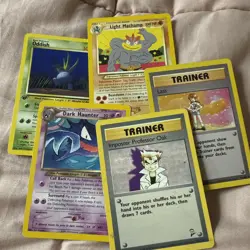 Lot Of 5 Wotc Pokemon Cards - Image 1