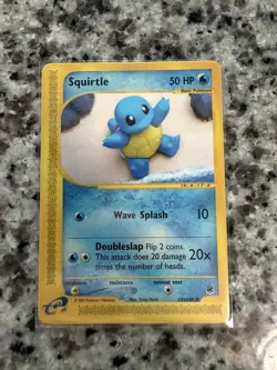 Squirtle Expedition 131/165 Pokemon Card E-Reader 50 HP LP/MP - Image 1