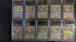 2024 Pokemon Japanese Zeraora & Eevee ex TOC 10 PRISTINE Graded Card Lot*10 GL15 - Image 2