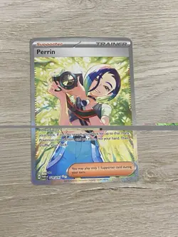 Pokemon TCG Trainer Perrin Special Illustration Card Twilight Masquerade 220/167 - Image 1