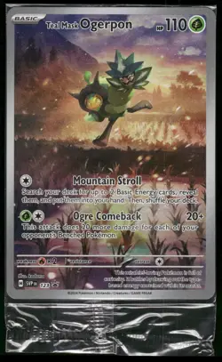 #123 Teal Mask Ogerpon SV: Scarlet & Violet Promo Cards SEALED - Image 1