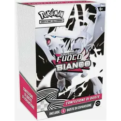 White Fire Bundle 6 Pack Pokemon Italian Envelopes 196214113428 - Image 1