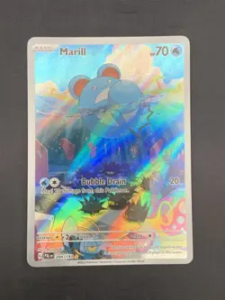 Pokemon Marill IR TCG 204/193 Paldea Evolved Illustration Rare Holo Card - Image 1