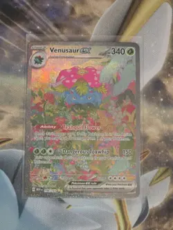 Pokemon TCG Venusaur EX Scarlet & Violet 151 Card 198/165 - Image 1