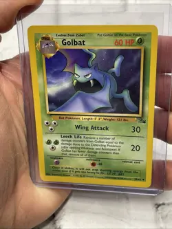 Golbat Non-Holo WOTC Pokemon Card 34/62 Fossil Set Vintage LP+ Vtg Nintendo TCG - Image 1