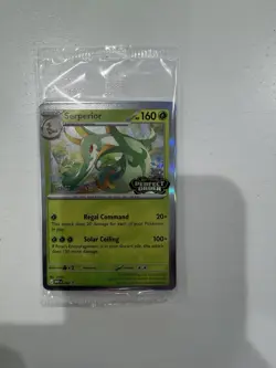 Sealed Pokemon TCG Mega Evolution Perfect Order STAFF Promo 4 Card Pack - Image 1