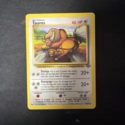 Tauros 47/64 Jungle Set Pokemon Card - Image 1
