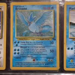 Pokemon TCG Articuno Fossil 2/62 Holo Rare Unlimited 70 HP Card 1999 English - Image 1