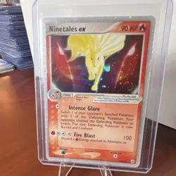 Pokemon Ninetales ex Swirl EX Hidden Legends Holo Ultra Rare Card English 2004 - Image 1