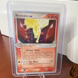 Pokemon Ninetales ex Swirl EX Hidden Legends Holo Ultra Rare Card English 2004 - Image 2