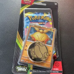 Pokemon Mega Evolution Perfect Order Booster Pack w/ Makuhita Promo Card & Coin - Image 3