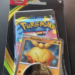 Pokemon Mega Evolution Perfect Order Booster Pack w/ Makuhita Promo Card & Coin - Image 5