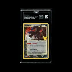 TAG 10 969 Umbreon Gold 17/17 Celebrations Classic HOLO Pokemon Card - Image 1