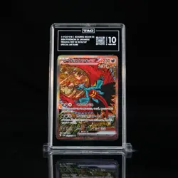 TAG 10 Roaring Moon ex SAR 218 sv8a Terastal Festival Japanese Pokemon Card - Image 1