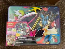 Pokemon Mega Collector Chest Tin Box FALL 2025 SEALED 6 Packs & 3 Foil Cards - Image 1